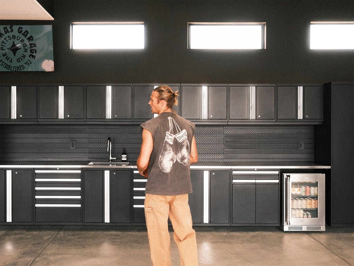 Pro Series 10PC Garage Cabinetry Set · 18-Gauge Steel · Fully-Welded · 192" W X 24" D X 84.75" H