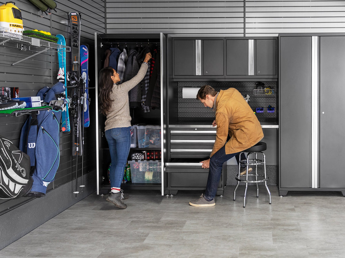 Pro Series 10PC Garage Cabinetry Set · 18-Gauge Steel · Fully-Welded · 192" W X 24" D X 84.75" H