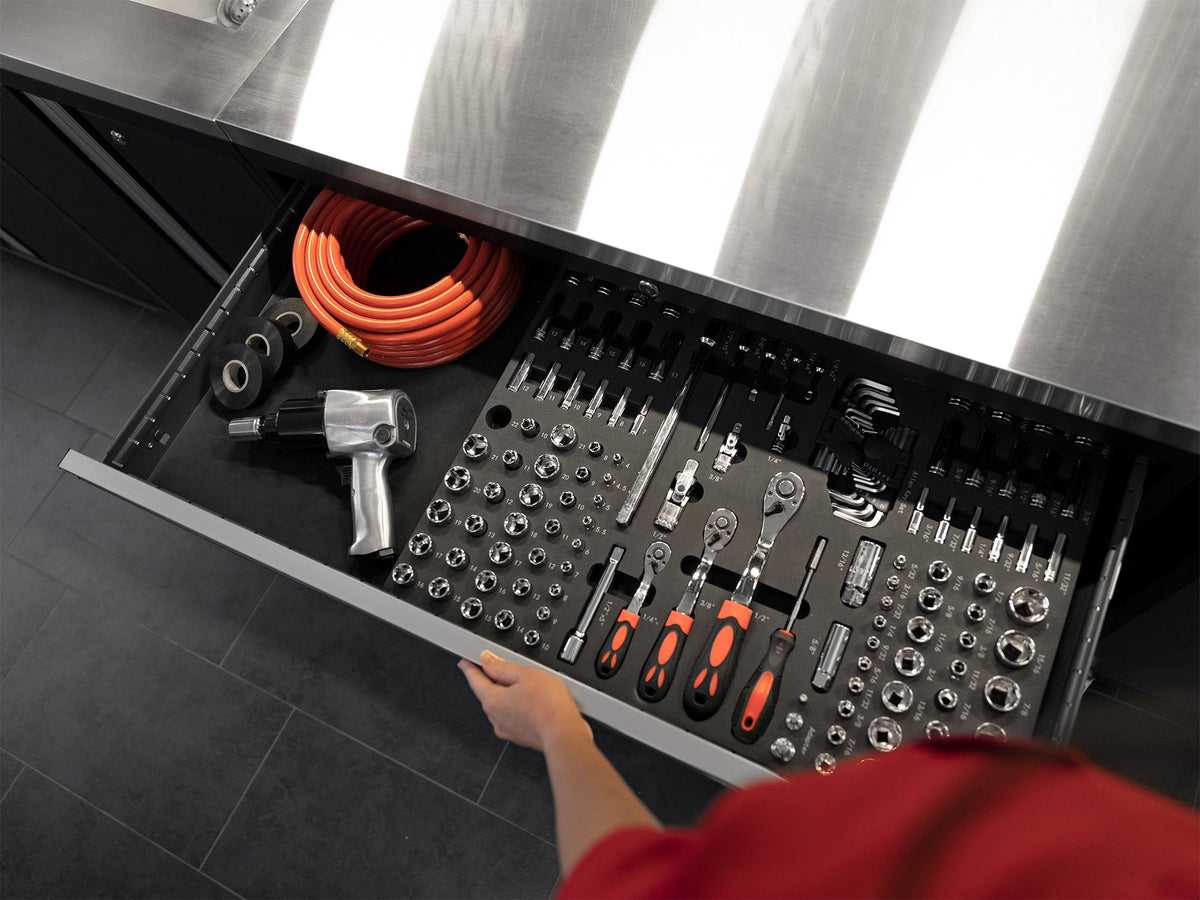 Pro Series 10PC Garage Cabinetry Set · 18-Gauge Steel · Fully-Welded · 192" W X 24" D X 84.75" H