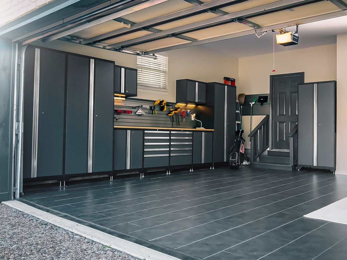 Pro Series 10PC Garage Cabinetry Set · 18-Gauge Steel · Fully-Welded · 192" W X 24" D X 84.75" H