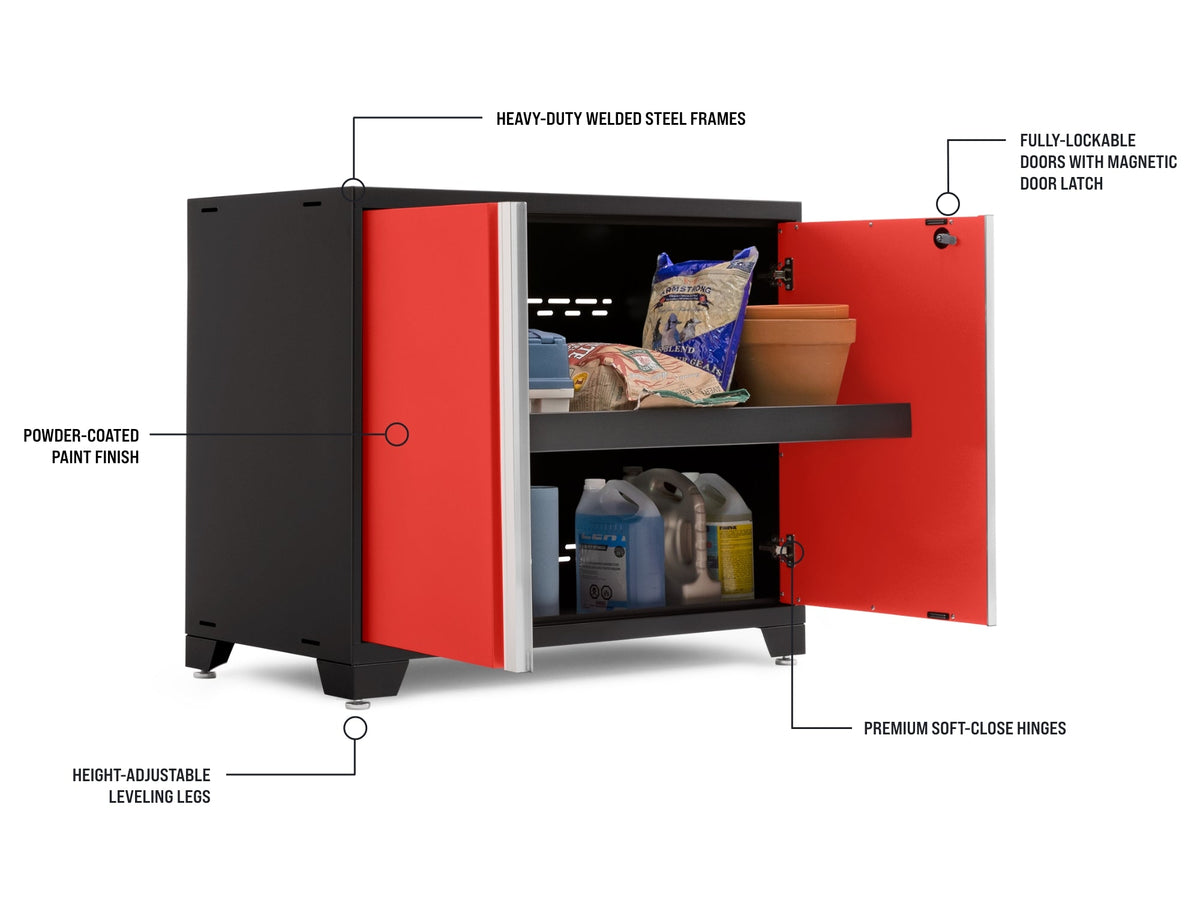 Pro Series 10PC Garage Cabinetry Set · 18-Gauge Steel · Fully-Welded · 192" W X 24" D X 84.75" H