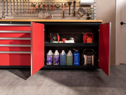 Pro Series 10PC Garage Cabinetry Set · 18-Gauge Steel · Fully-Welded · 192" W X 24" D X 84.75" H