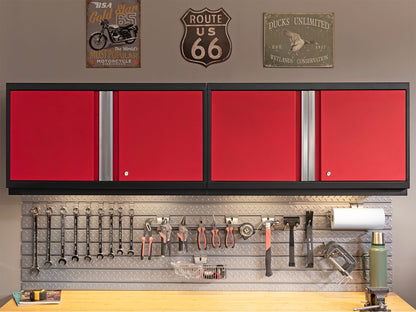 Pro Series 10PC Garage Cabinetry Set · 18-Gauge Steel · Fully-Welded · 192" W X 24" D X 84.75" H