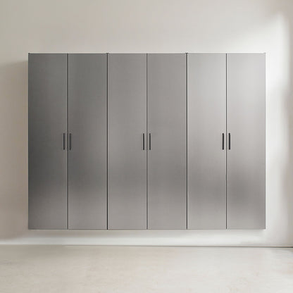 Klair Living Astro Series Garage Cabinet Set, Metallic Gray