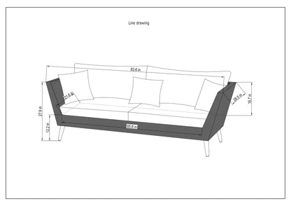 LifestyleGarden Panther Outdoor Patio Wicker and FSC Wood Seating Set