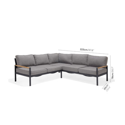 LifestyleGarden Amber Sectional Coffee Set