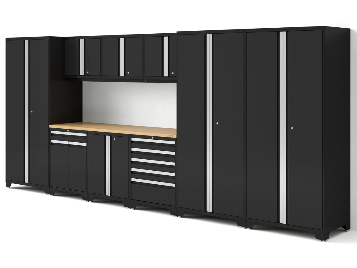 Pro Series 10PC Garage Cabinetry Set · 18-Gauge Steel · Fully-Welded · 192" W X 24" D X 84.75" H