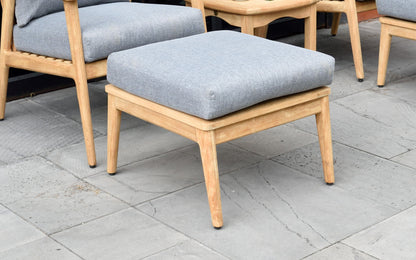 LifestyleGarden Eve FSC Teak Outdoor Conversation Set with Cushions
