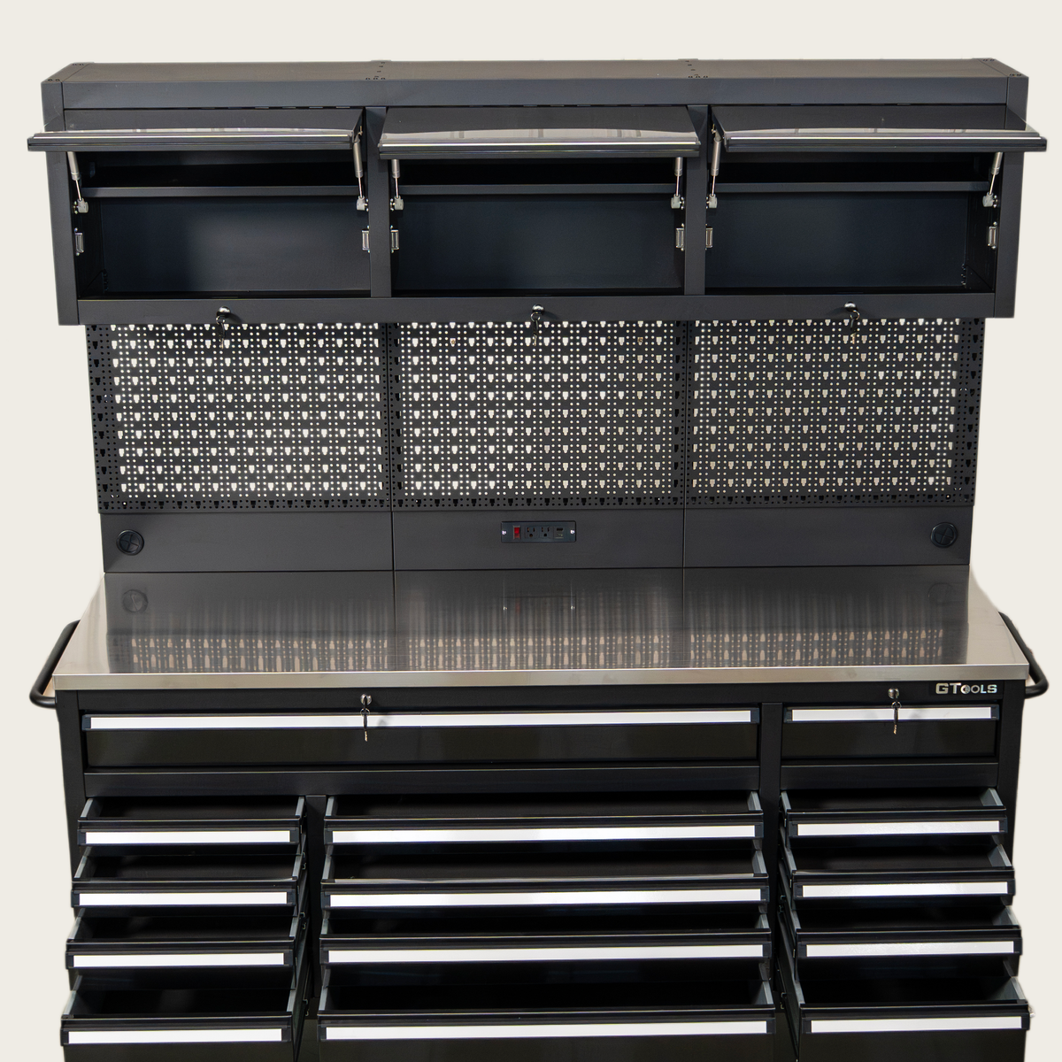 GTools USA Overhead Pro Special Edition 72-Inch Rolling Tool Chest & Workbench