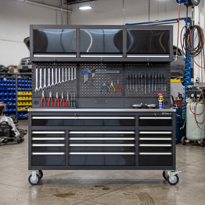 GTools USA Overhead Pro Special Edition 72-Inch Rolling Tool Chest & Workbench