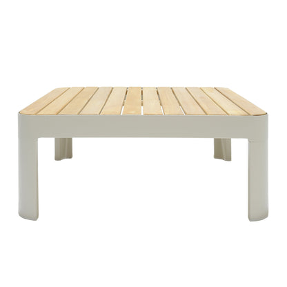 LifestyleGarden Portals Teak and Aluminum Modular Sofa 3pc Set