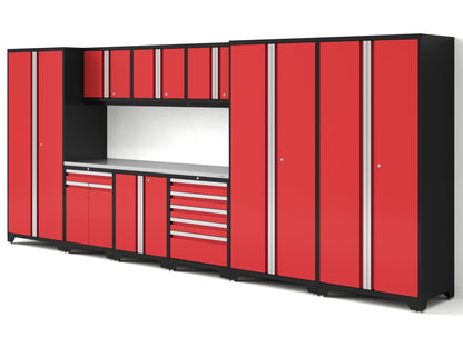 Pro Series 10PC Garage Cabinetry Set · 18-Gauge Steel · Fully-Welded · 192" W X 24" D X 84.75" H