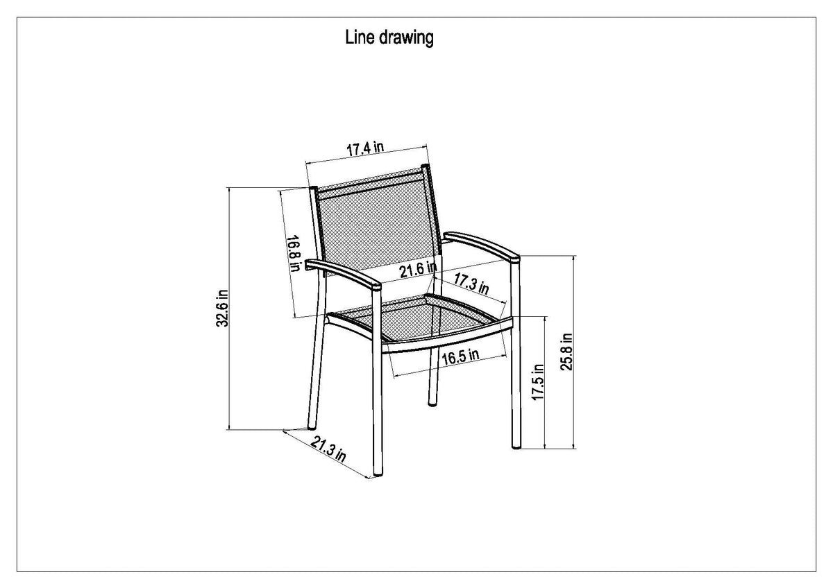 LifestyleGarden Orlando & Vera 5-Piece Outdoor Dining Set