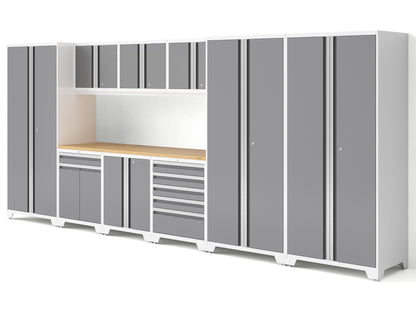 Pro Series 10PC Garage Cabinetry Set · 18-Gauge Steel · Fully-Welded · 192" W X 24" D X 84.75" H