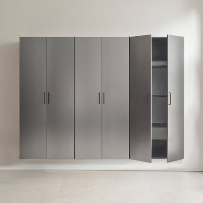 Klair Living Astro Series Garage Cabinet Set, Metallic Gray
