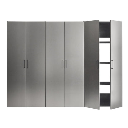 Klair Living Astro Series Garage Cabinet Set, Metallic Gray