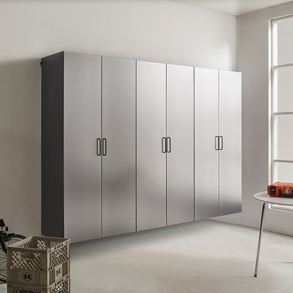 Klair Living Astro Series Garage Cabinet Set, Metallic Gray